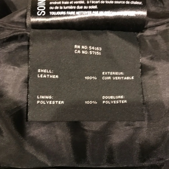 Marc New York - Andrew Marc black leather jacket - Picture 3 of 5